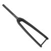 Cycling Front Fork 3K T800 Carbon Fiber 100x12mm Thru Axle 1 1 8 Inch Diameter 45mm Offset Flat Disc Brake Front Fork