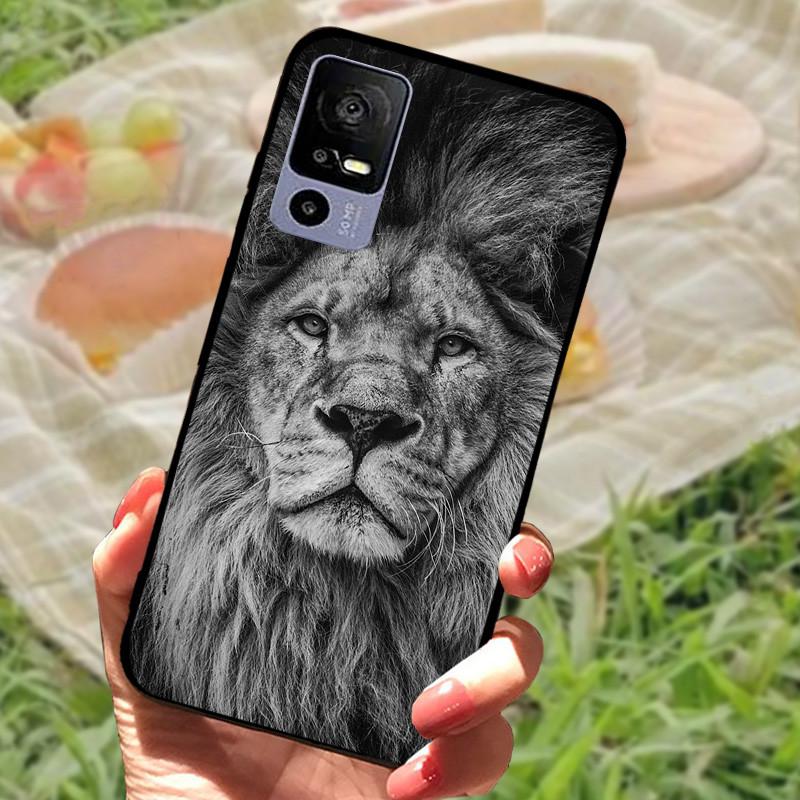 Soft TPU Phone Case For TCL 40R 5G Shockproof Black Protection Bumper For TCL 40 R 5G Beautiful Fashion Phone Back Fundas Coques