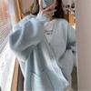 2024 Корейский мягкий вязаный кардиган пастельных тонов: Весенняя и осенняя мода для женщин