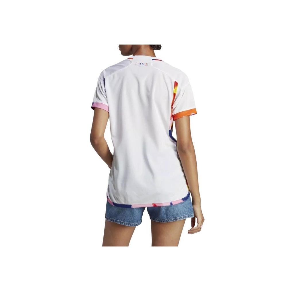 Adidas RBFA A Джерси 2022 Дышащий Пуловер Футболка с Коротким Рукавом Женские топы HE6636