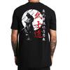 Japan Spirit T Shirts Japanese Style Back Print EU Size 100% Cotton Tops T-shirt Bushido Male Gifts Tee