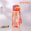 Dinosaur Water Bottle For Kids Water Sippy Cup With Silicone Straw Leakproof Plastic Water Bottles Summer Kids Water Cup