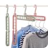 Multifunctional Nine-hole Hangers Home Storage Clothes Support Wardrobe Folding Shrink Magic Rotating 9-hole Hangers
