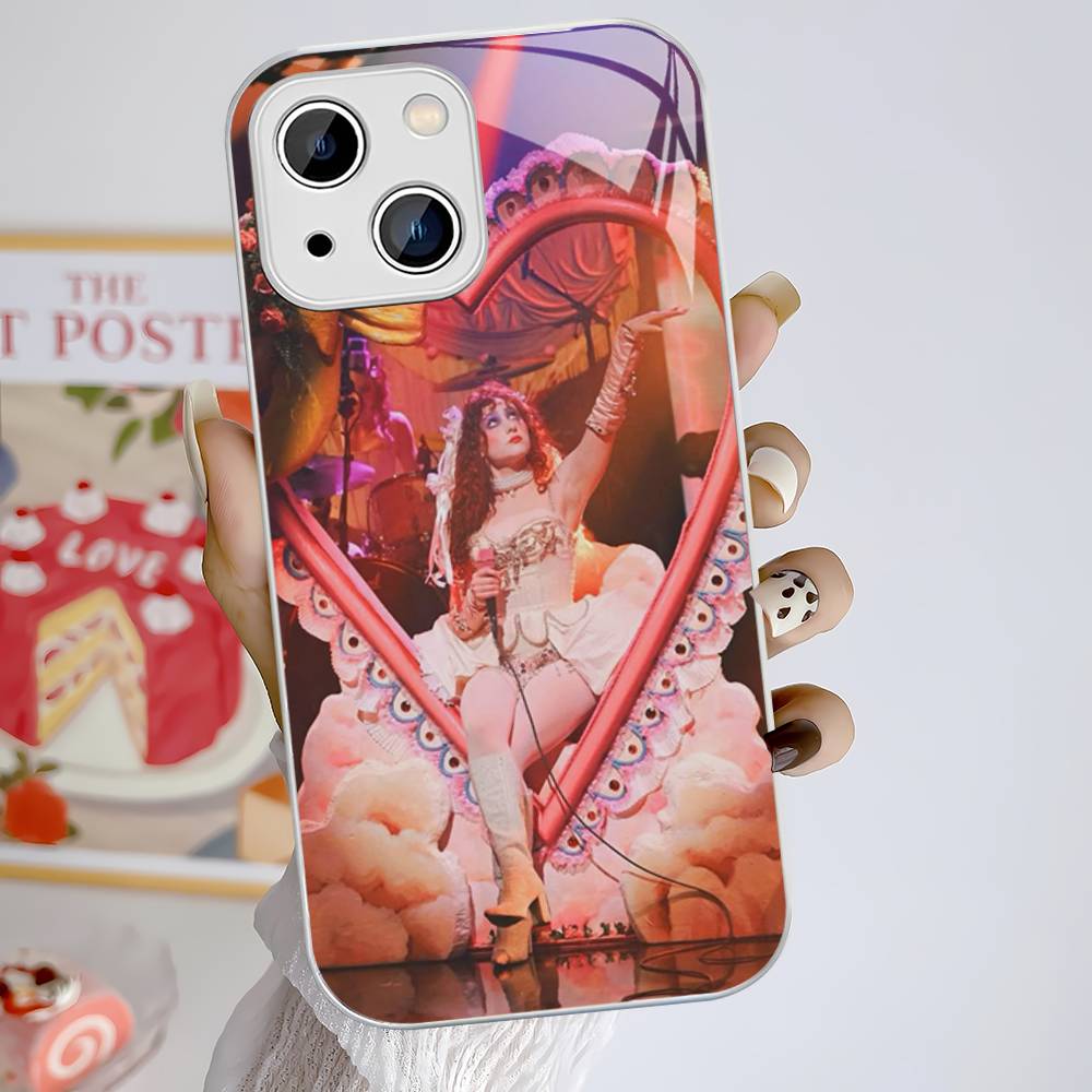 Популярный певец C-Chappell R-Roan Закаленное стекло Для iPhone 14 13 12 11 Pro Mini XS MAX 14Plus X XS XR Чехол