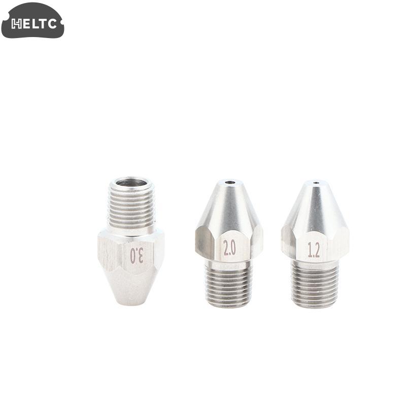 Industrial High-Pressure Spray Nozzle Linear Nozzle 0 Degree Liquid Column Flow Tip High Pressure Cleaning Cutting Cone Nozzle