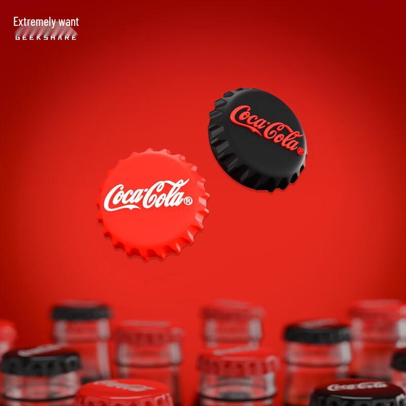 Официально лицензированные силиконовые накладки на стики Coca-Cola для контроллеров PS4/PS5/Switch (4-Pack)