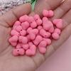 Сердце 15x11 мм резиновые 60 шт. однотонные бусины креативные ювелирные аксессуары «сделай сам» материалы для изготовления модная цепочка для мобильного телефона