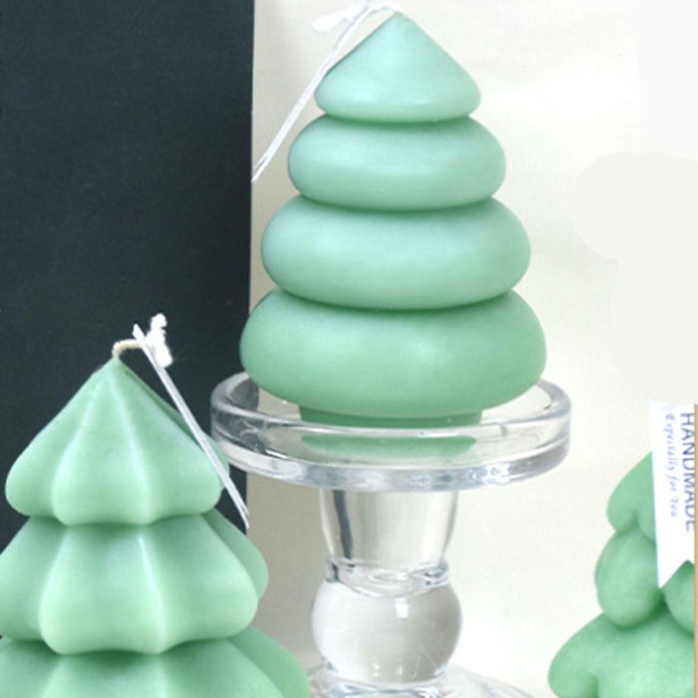 DIY Christmas Tree Candle Mold Silicone Soap Mold Gift Candle Mould  Candle Making