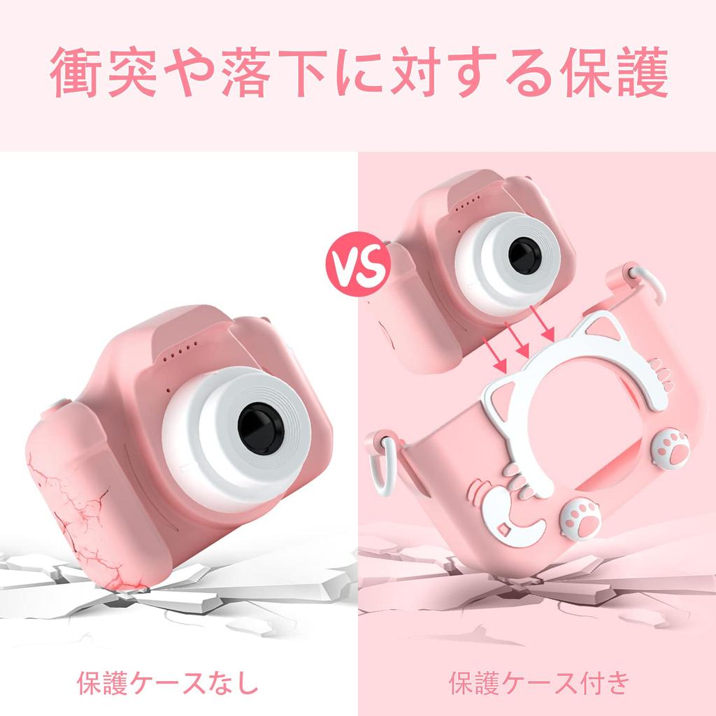 CIMELR Digital Camera for 1080P HD Video 32GB IPS LCD 4x USB Dual Lens and Rear Selfie Protective Case Perfect for Ages Birthday or Day Includes