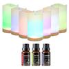 7-цветные светодиодные ночники Диффузор для эфирных масел Форма свечи Аромаувлажнитель, Таймер и Ночник Идеально для дома и работы