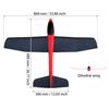 WORK 2pcs Foam 86cm Super Large Airplane Toy Hand Throwing Outdoor Play STEM RC Conversion for Kids All Ages HAWK'S Glider, Airplane, & & &