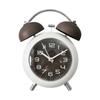 4-Inch Table Clock with Backlight Bedroom Desktop Clock Twin Bell Alarm Clock  Student Children