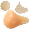 Set of Long Silicone Breast Prosthesis Pads with Protective Cover and Bra Pads with Hooks for Breast Cancer and Bust Correction Left Breast with