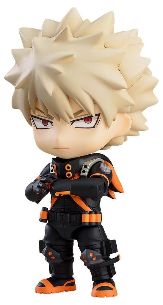 Nendoroid My Hero Academia THE MOVIE World Heroes Mission Katsuki Bakugo Stealth Suit Painted Movable Figure G12610 Ver. Non-scale ABS&PVC