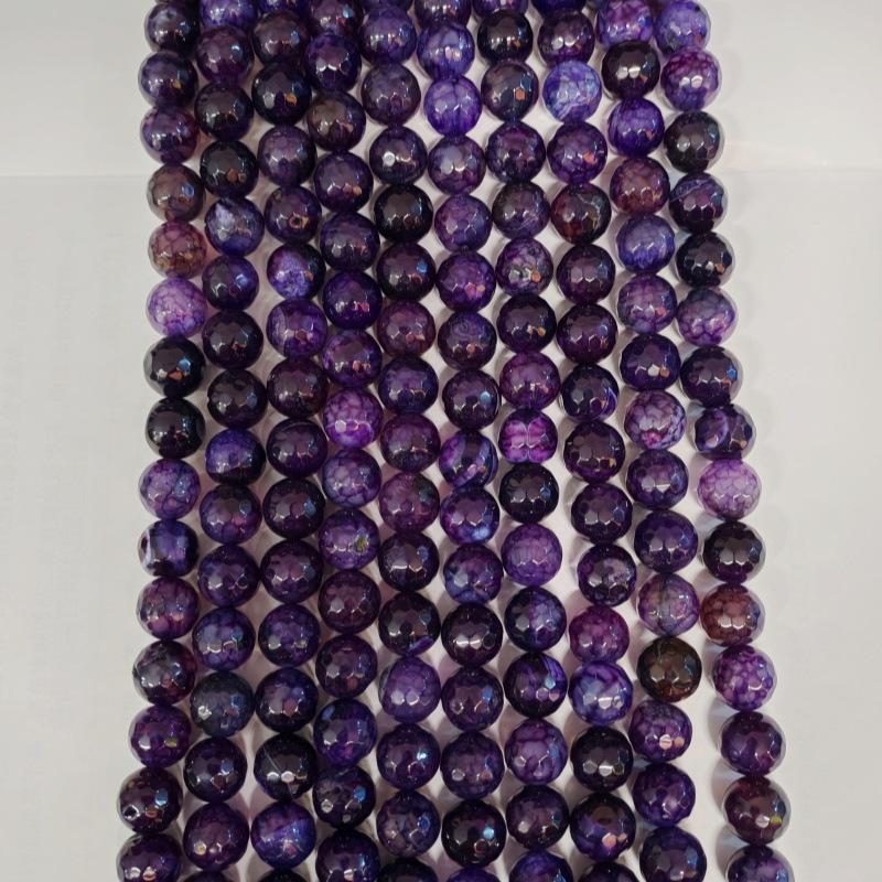 14 мм граненые круглые бусины из агата для изготовления ожерелий и браслетов своими руками