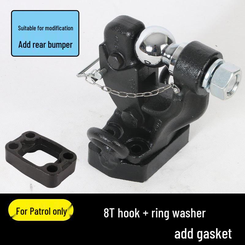 Фаркоп Nissan Patrol Y62 и быстросъемный буксировочный крюк из нержавеющей стали для Y61