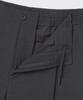 MUSINSA STANDARD Seersucker One-Pleat Wide Banding Shorts [Gray]
