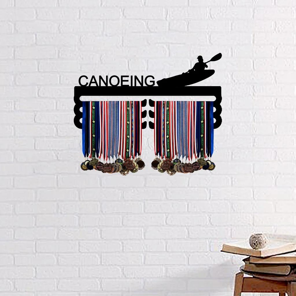 Медальница металлическая для мужчин и женщин, софтбол, конный спорт, каяк, волейбол, настольный теннис, вешалка для медалей, дисплей для лент