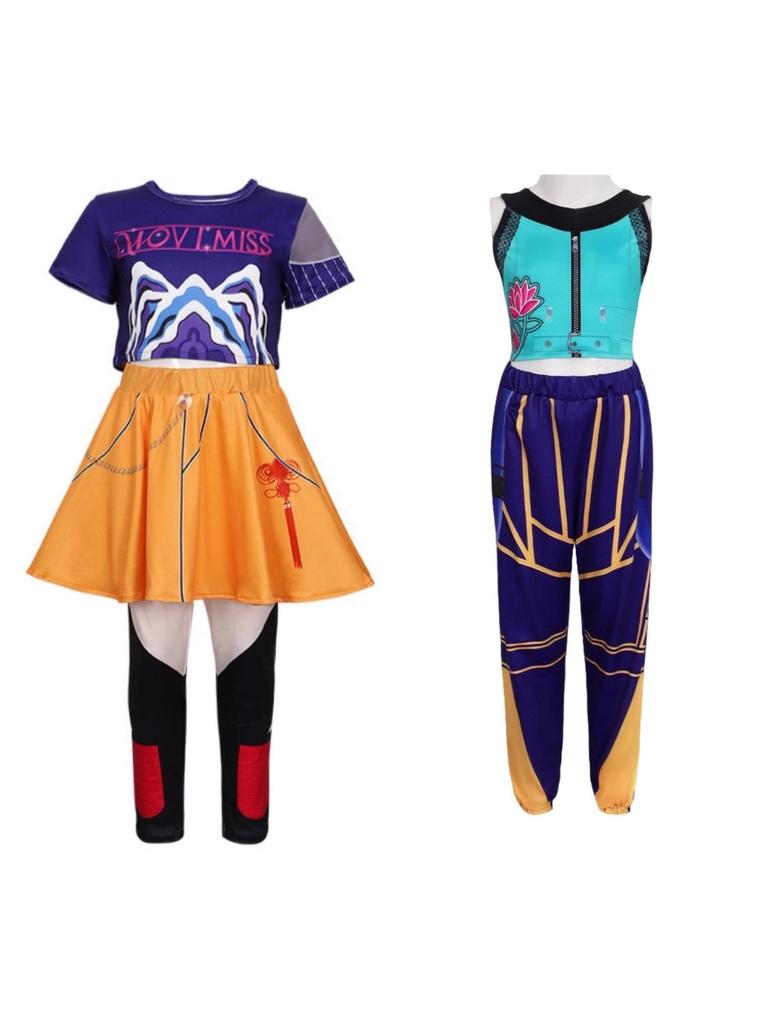 Косплей-костюм для Хэллоуина - Набор Руми Зои Милы - Европейская и Американская Девичья Группа Охотников на Демонов