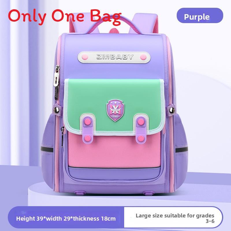 Sesame Baby School Backpack For Kids With Breathable Pu Material And Air Cushion Straps