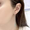 Серебряные серьги с натуральным изумрудом 1.867ct (2167440)