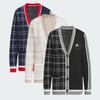 Adidas Гольф-пулея мода 3s клетчатый кардиган Is4752 Is4753 Is4754