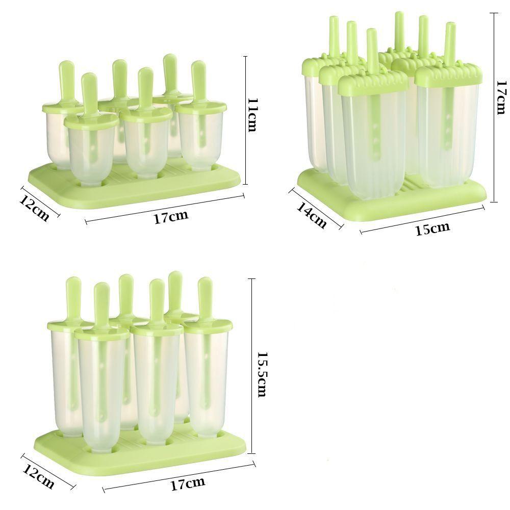 Food Grade Plastic Ice Cream Molds Easy To Fall Off DIY Ice Cream Tools Popsicle Mould DIY