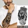 Fake Skull Tattoo Male Lion Wolf Tiger Snake Waterproof Tattoo Sticker Arm Art Fake Tattoo Male