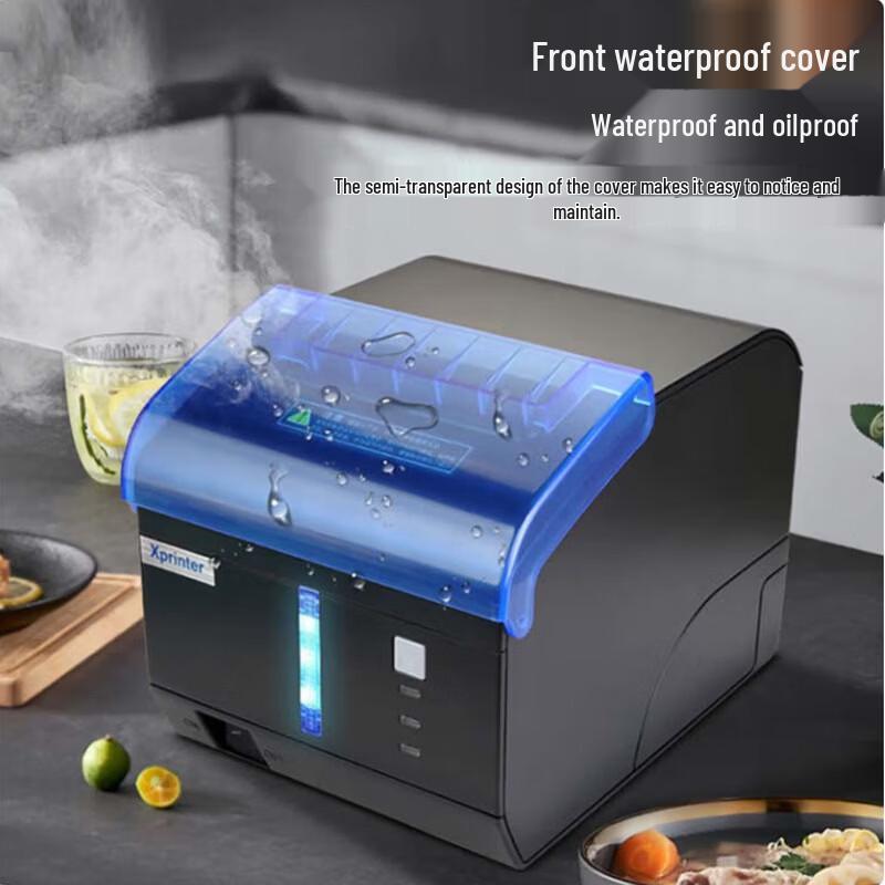 Термопринтер чеков Xprinter XP-C260M 80мм, штекер CN (адаптер в комплекте)