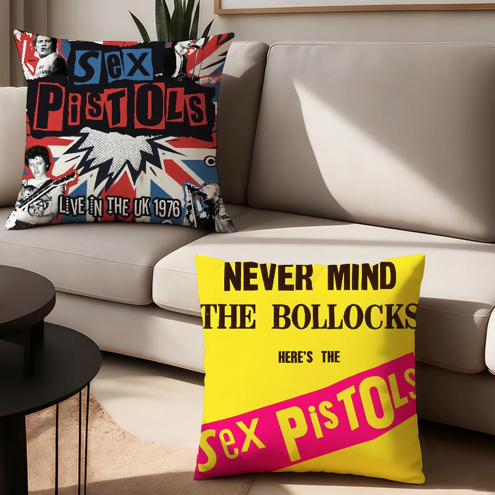 Band Sex P-Pistols-S Pillow Case Suitable For Bedrooms Living Rooms Cars Home Decoration