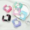 Cute Acrylic Charm Carabiner Climbing Buckle High Aesthetic Value Bag Pendant Creative Gift Keychain Backpack Handbook Decor