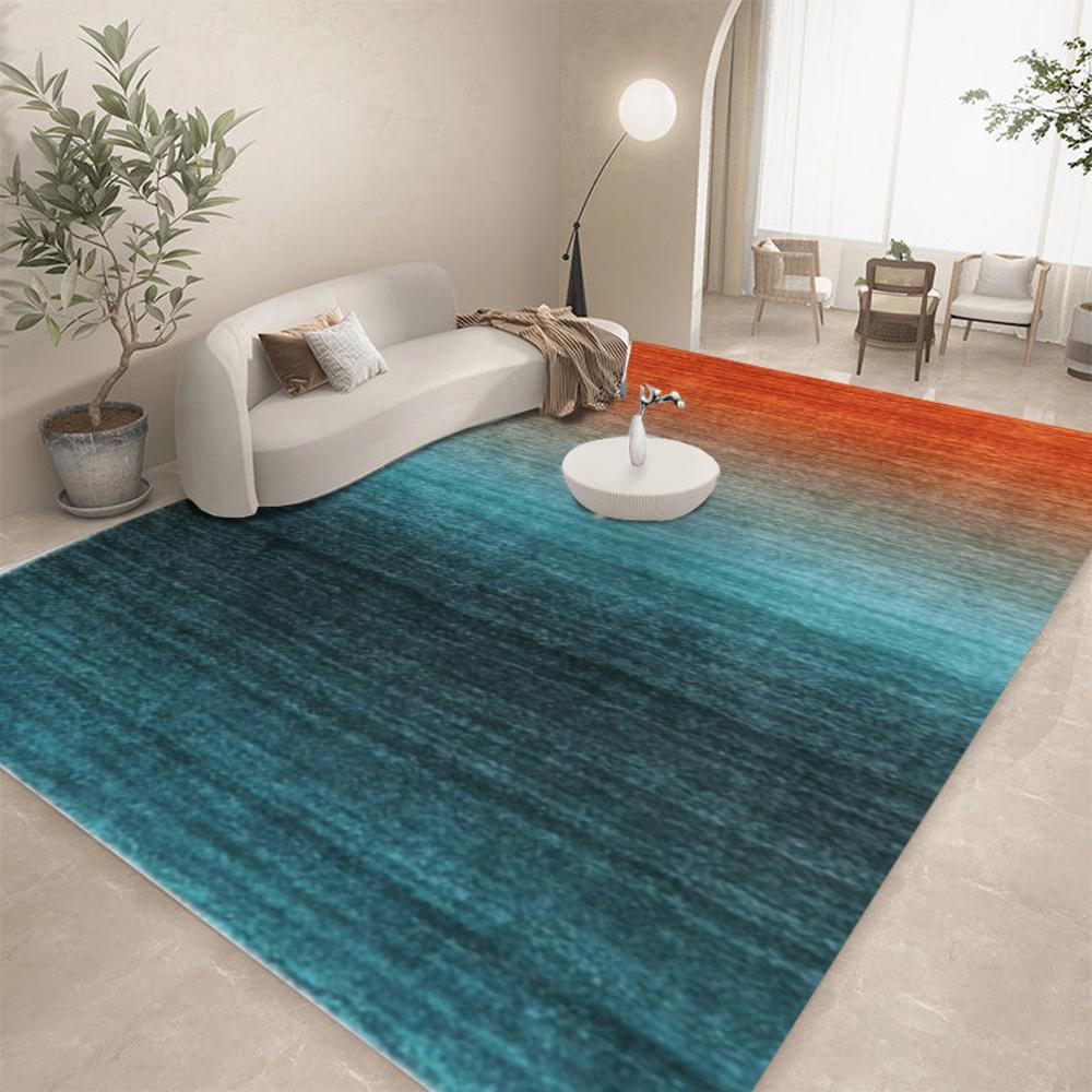 Modern Gradient Carpet Living Room Home Decor Sofa Rugs Bedroom Rug Lounge Kitchen Coffee Table Floor Mat Indoor Rug Doormat