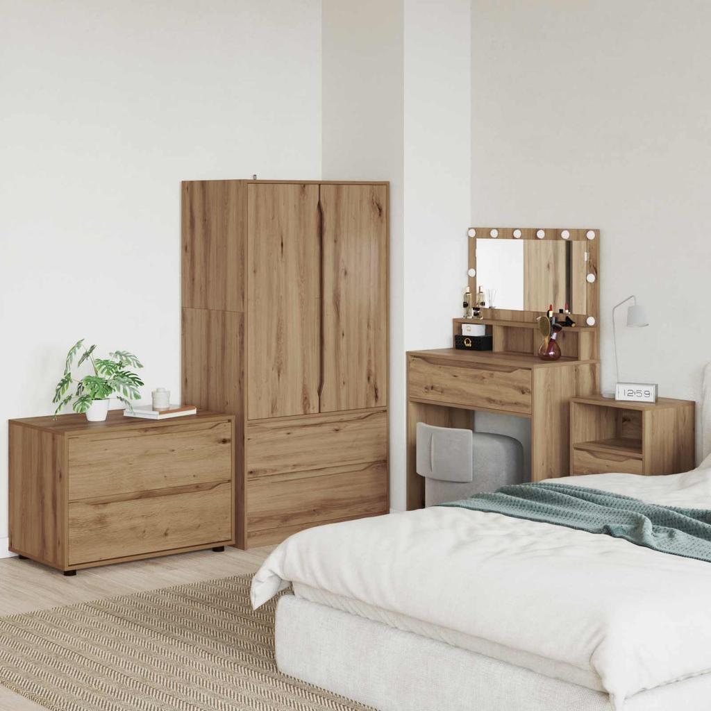 Storage Cabinet 80 x 48 x 57 cm Engineered Wood