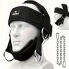 Professional Weighted Headband for Neck Training, Adjustable Head Harness with 2 Carabiners to Enhance Neck and Core Strength