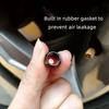 BABD1 For BMW New 4Pcs Car Wheel Tire Valve Caps Air Stem Covers for BMW M E34 E36 E60 E90 E46 F10 F20 F30 X5 X6 X1 M3 M5 M6 E71 Acce