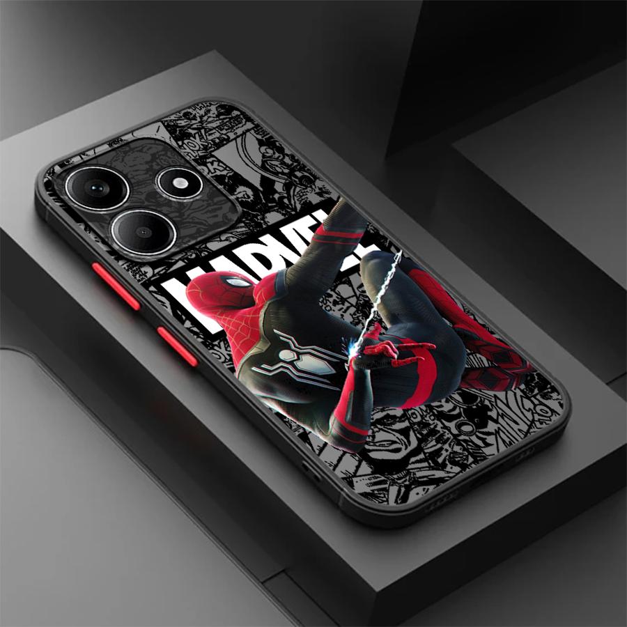Чехол для Xiaomi Redmi Note 14 A4 13C 14C 10 13 Pro Plus 9S 12 11 Funda Чехол для телефона Человек-паук Герои Возвращаются