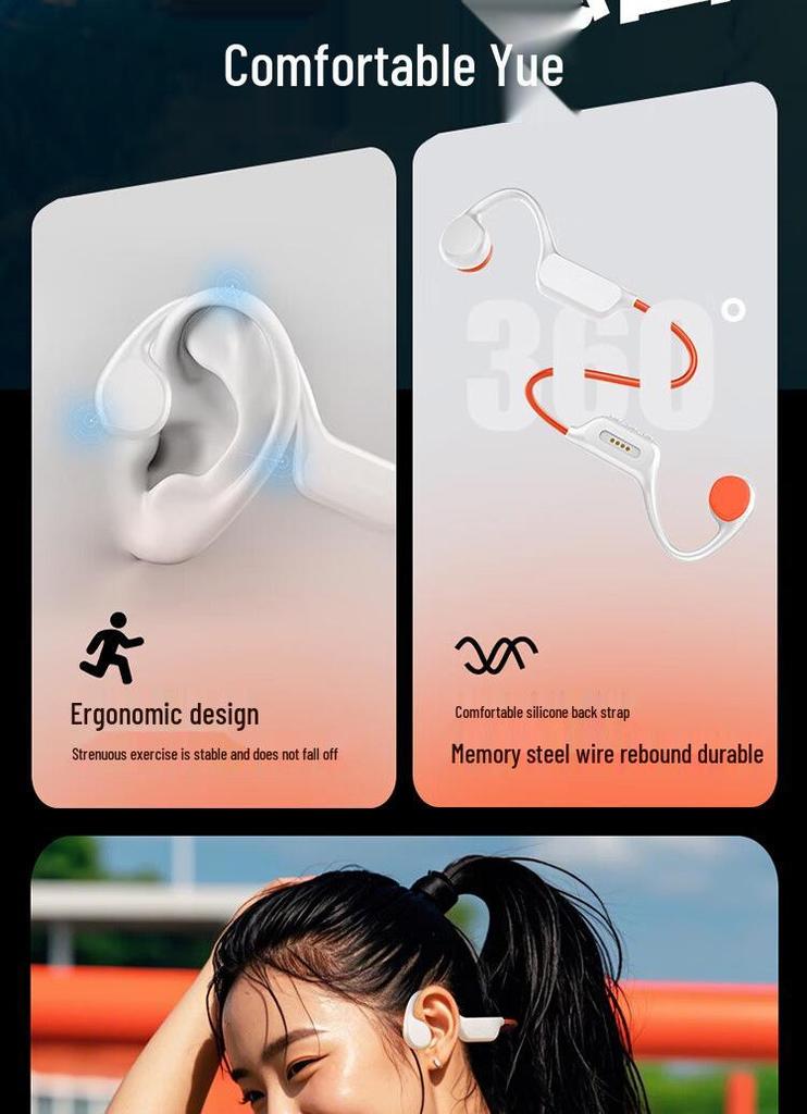 Трансграничные Bluetooth-наушники с костной проводимостью X7S: 32 ГБ памяти, Длительное время работы от аккумулятора, Идеально для музыки, спорта, бега и плавания.