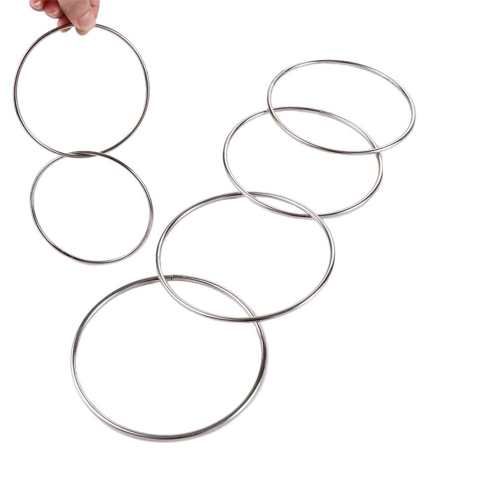 Linking Hoops Magic Trick Magic Props Close-up Magic Rings Metal Ring Magic Iron Hoops Iron Rings