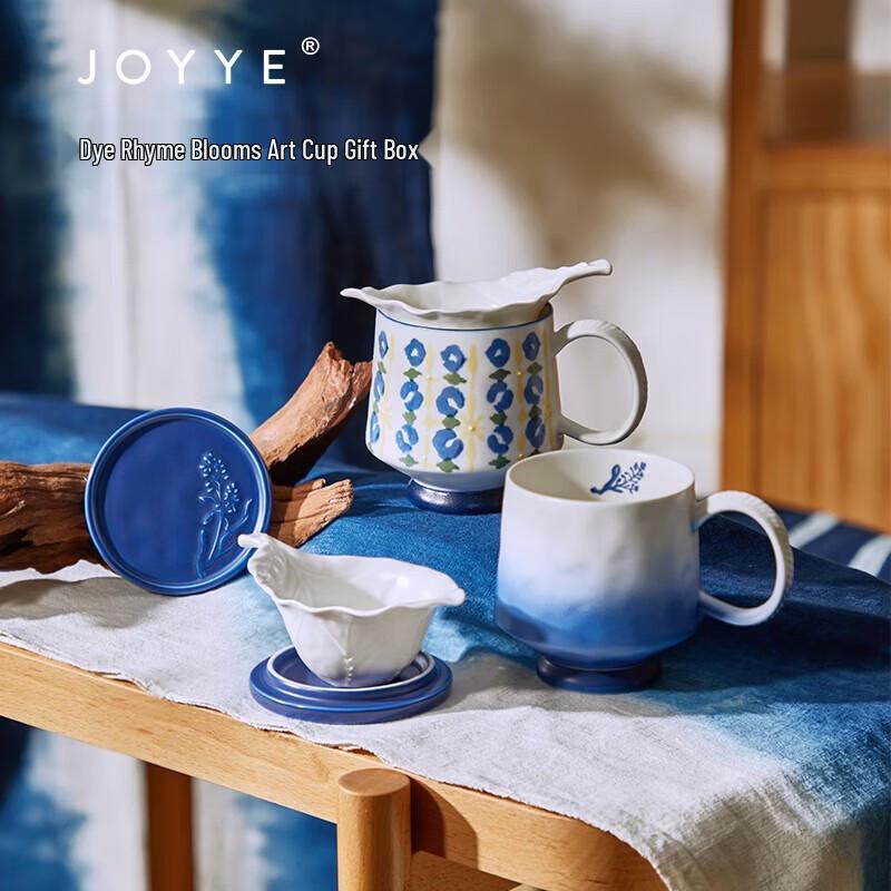 Керамическая дорожная кружка JOYYE Индиго