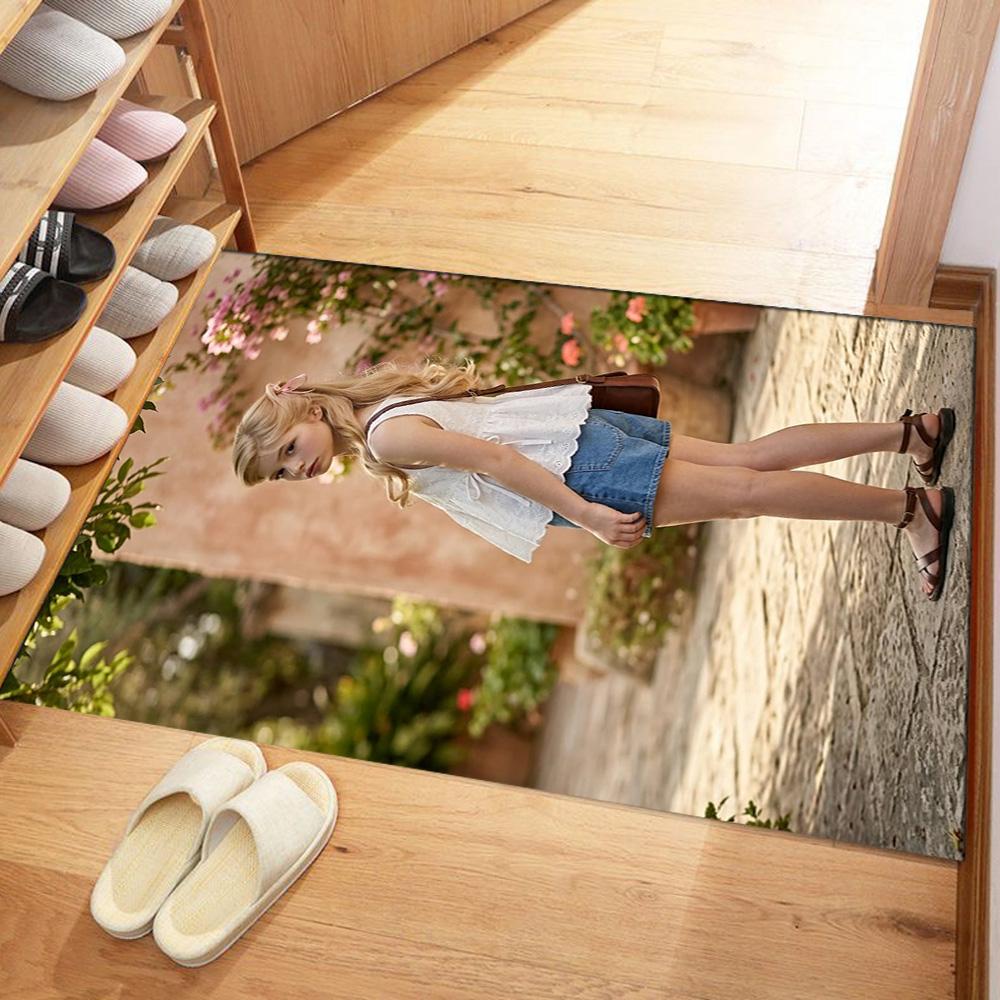 Customize Photos Customize Your photo Floor Rug Office Rug Suitable for Entryway Game Room Foyer Playrooms Anti-slip Rug Office home decor
