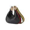 Gucci Attache Removable Web Shoulder Strap Leather Crossbody Bag Women Bags Black 699409-UXWBG-1037