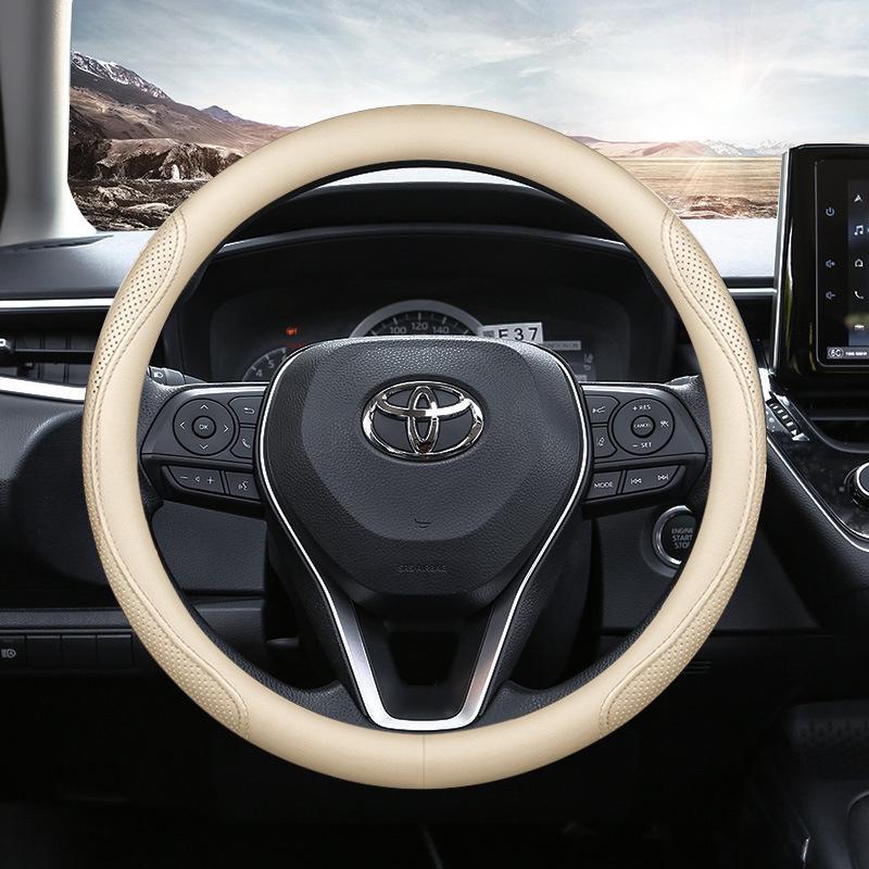 Совместимая с Toyota оплетка рулевого колеса для Frontlander, Corolla, Levin, RAV4, Velanda, Highlander