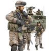 Figurines US Infantry Et Équipage De Blindé En Irak 2009 - TRUMPETER - Set De 6 - 187 Pièces