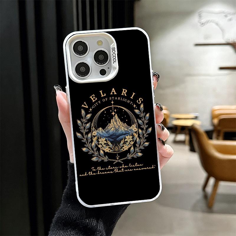Чехол для телефона A Court of Mist Fury VELARIS City Ударопрочный Чехол для iPhone 17 Air 16 16E 15 Pro Max 14 Plus 13 Mini 12 Задняя крышка Анти F