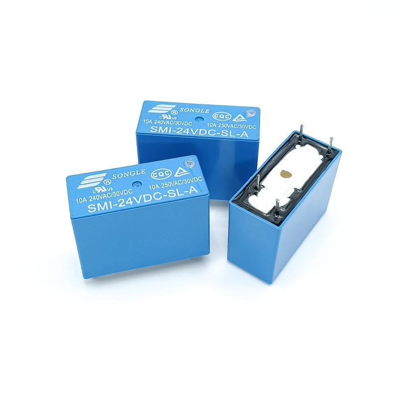 12V/24V DC Songle Relay SMI-SL-A, NO, 4-Pin, 10A