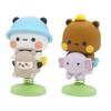Shaking Head Bubu Dudu Bear Model Toy PVC Auto Center Console Ornament  Car Home