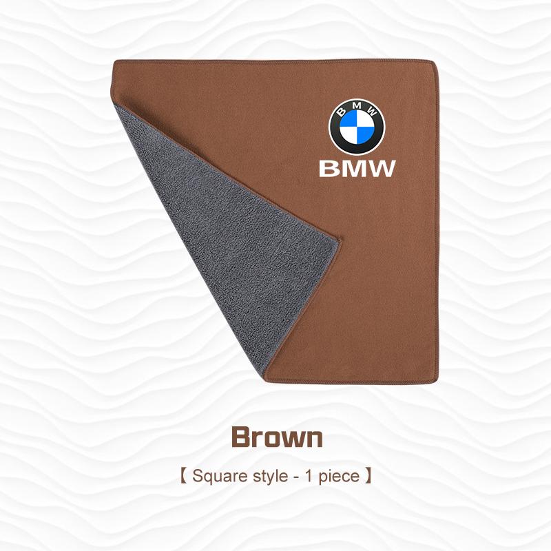 Microfiber Car Cleaning Towel Wash Rag For BMW X1X2 X3 X5 X4 X6 X7 1 3 5 6 7 Series E60 E90 G30 G20 I7 Wash Cloth Cleaning Tools