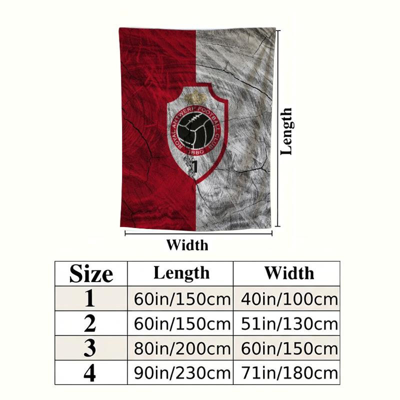 Royal Antwerp Fc Wall Tapestry Aesthetic Wall Hanging Printed Fabric Blanket Decorative Tapestries For Bedroom Living Room Home Decor
