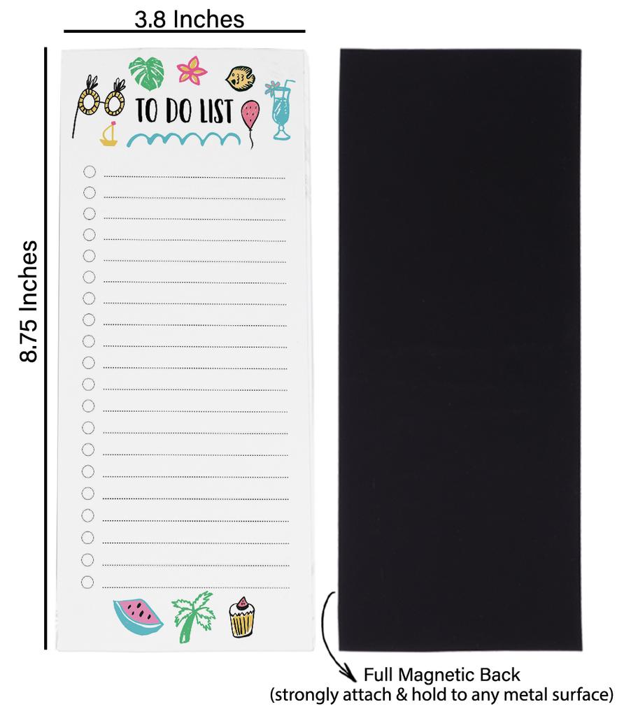 Inkdotpot Упаковка из 3 магнитных блокнотов для записей на холодильник - магнитные блокноты для записей на холодильник-  (50 листов