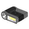 Induction COB Hat Clip Light LED Floodlight Headlamp Outdoor Fishing Waterproof Hat Lamp Black